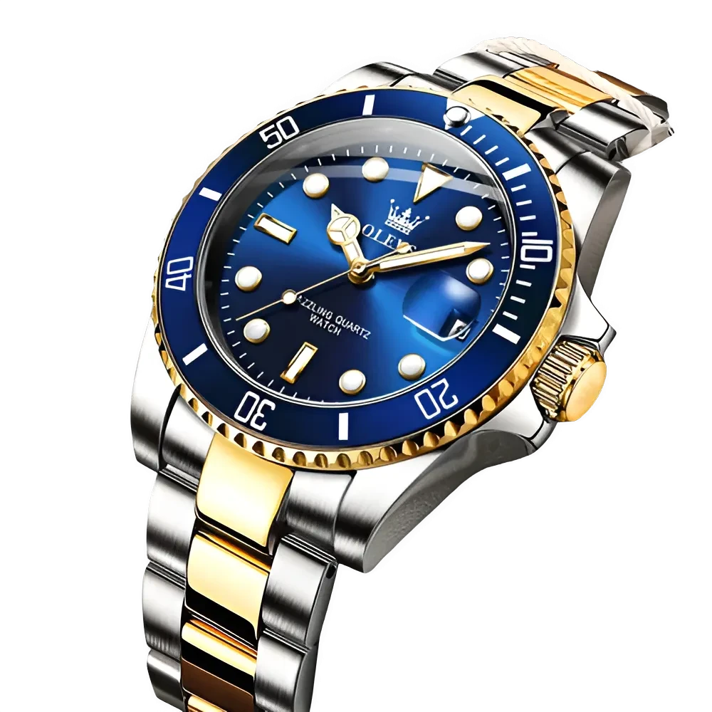 Montre Homme Étanche Quartz Acier Inoxydable