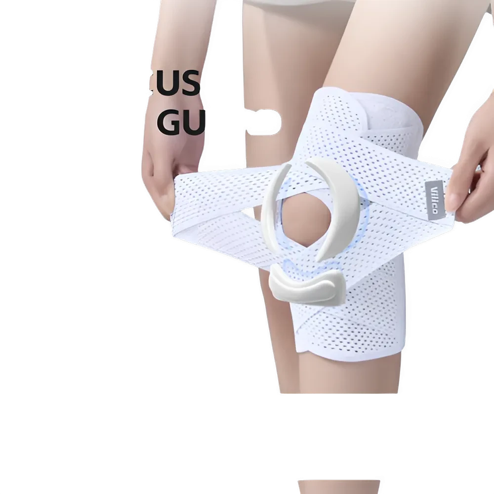 Genouillère réglable avec coussin en gel