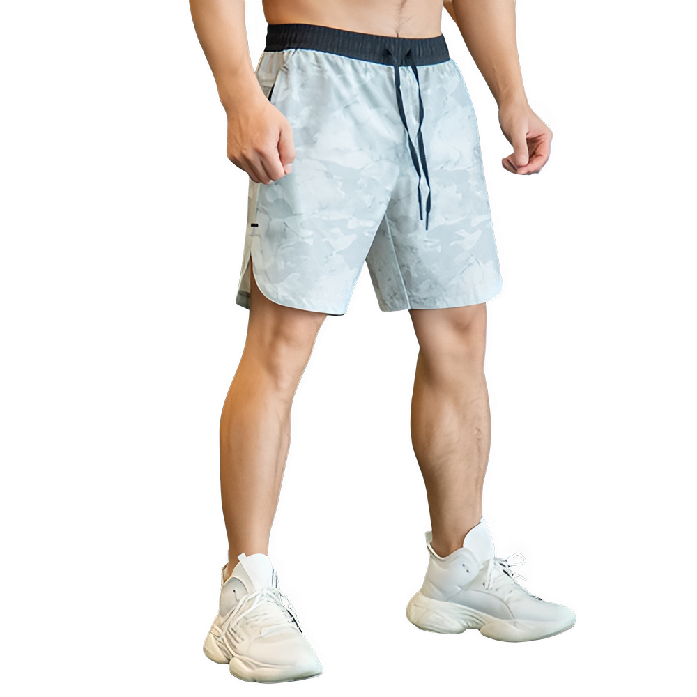 Summer Running Shorts Gym Wear Fitness Workout Shorts Men Sport Short Pants Tennis Basketball Soccer Training Zip pocket Shorts