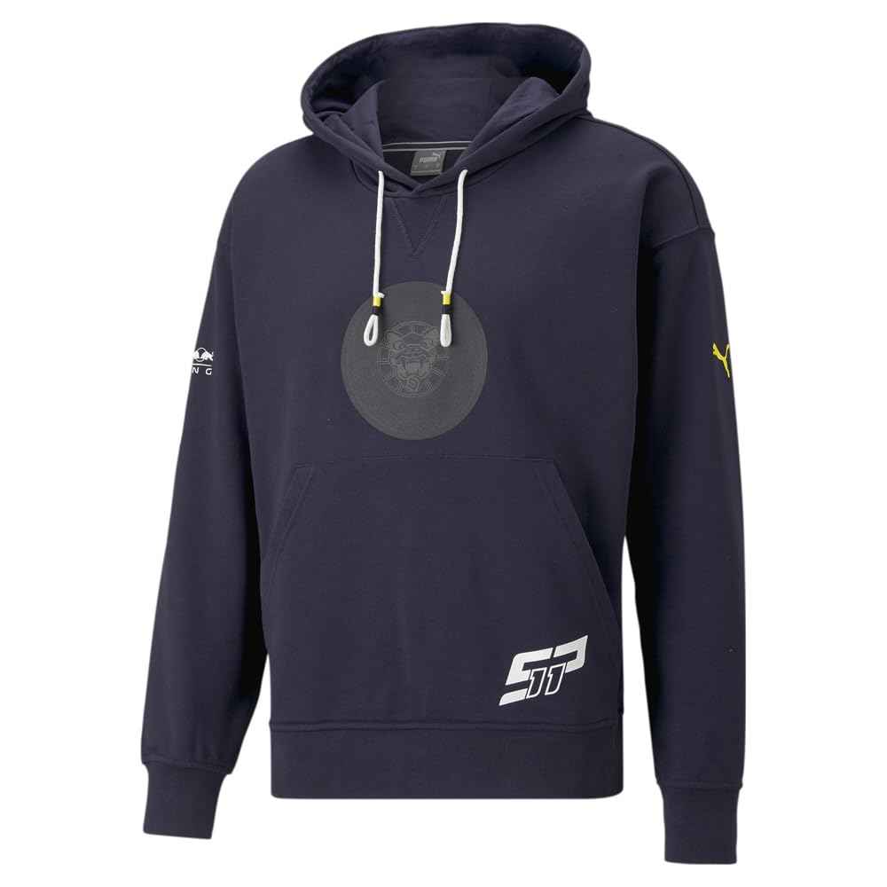 PUMA Mens Red Bull Racing Sp Graphic Hoodie Athletic Outerwear Casual - Black - Size XL