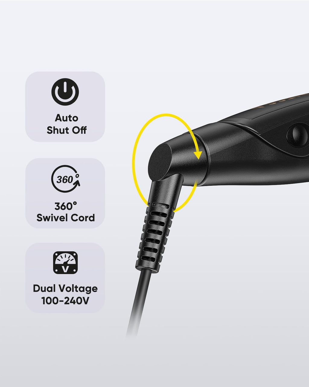 Lisseur de cheveux VANESSA PRO - Fer à lisser professionnel pour des cheveux lisses et brillants - Elegance_empire-shop