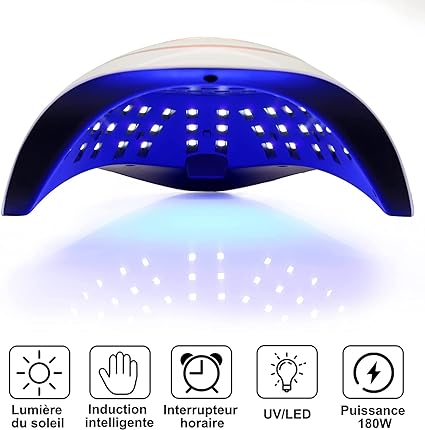 Lampe de Séchage des Ongles Professionnelle et Masseur Oculaire Intelligent 4D - Elegance_empire-shop