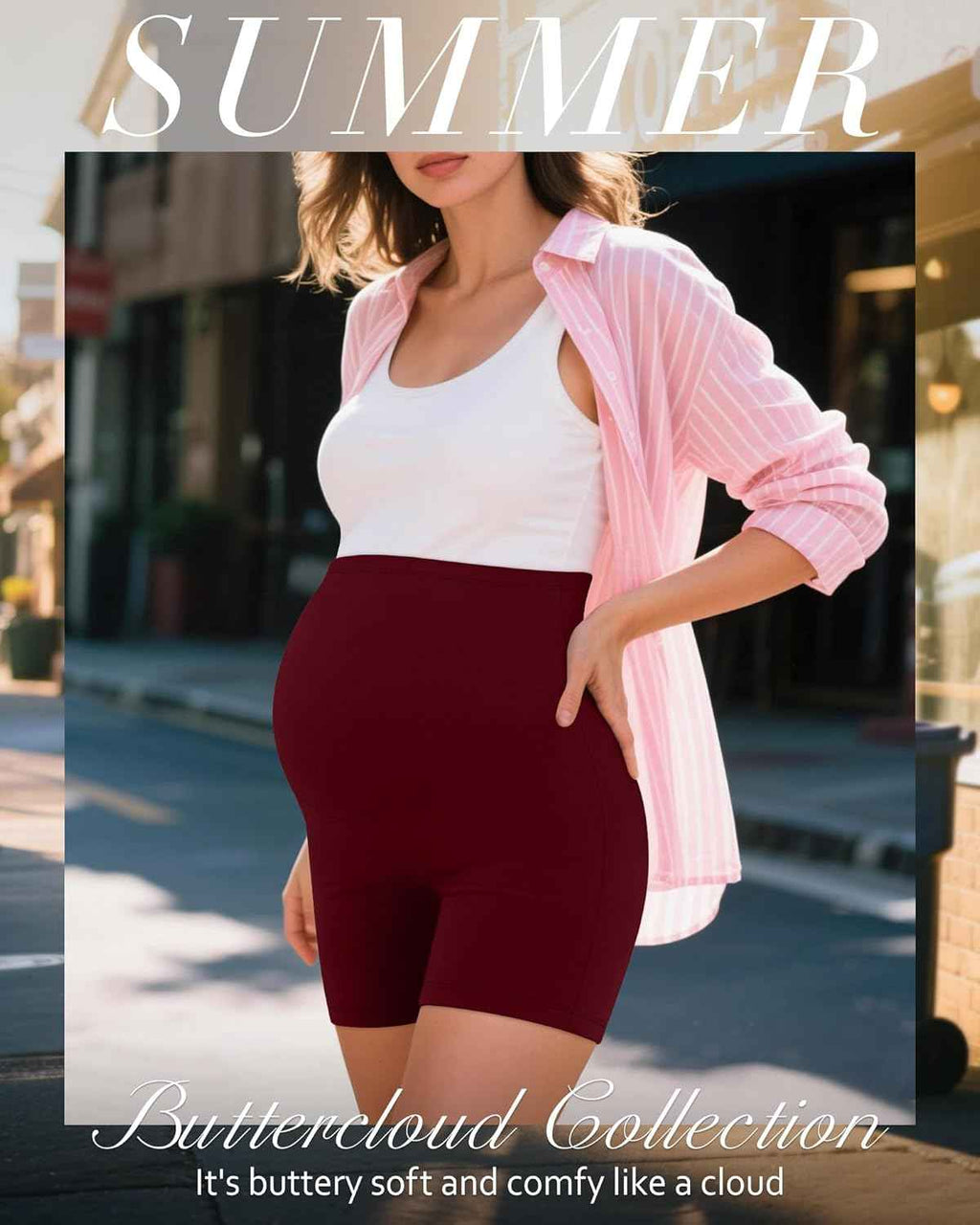 3 Shorts Maternité Taille Haute - Pack de 3