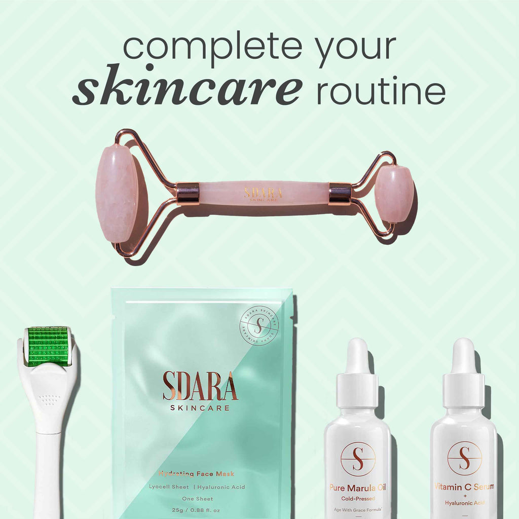 Roller Sdara Skincare pour le visage, la barbe et les cheveux - Soin pour hommes et femmes - Elegance_empire-shop