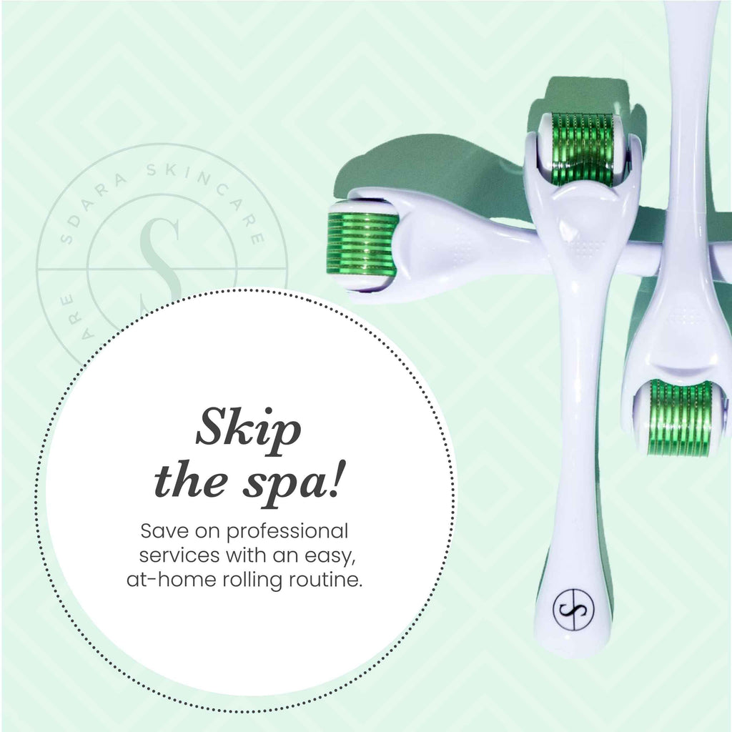 Roller Sdara Skincare pour le visage, la barbe et les cheveux - Soin pour hommes et femmes - Elegance_empire-shop