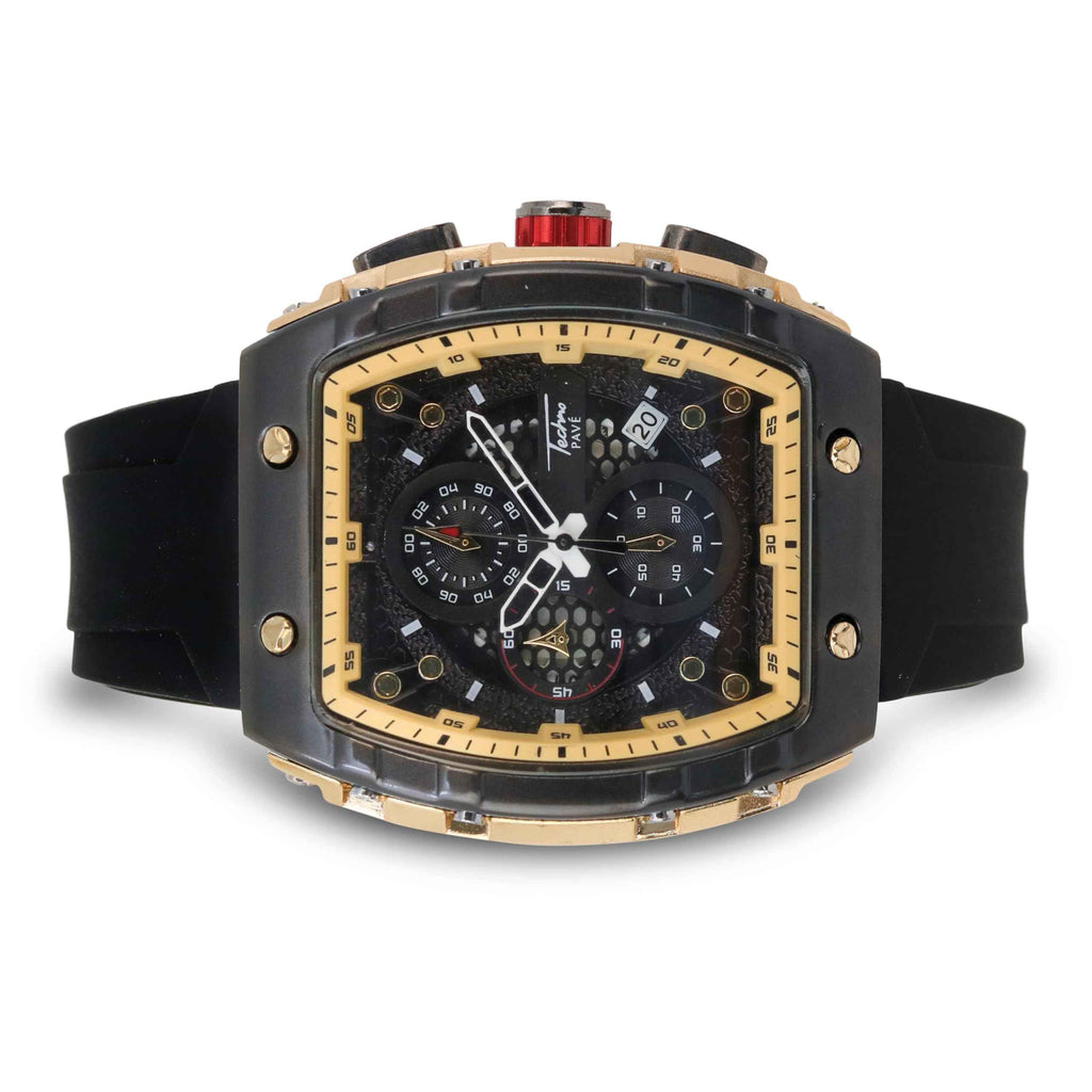 Montre Tonneau 46mm pour Homme - Design Audacieux