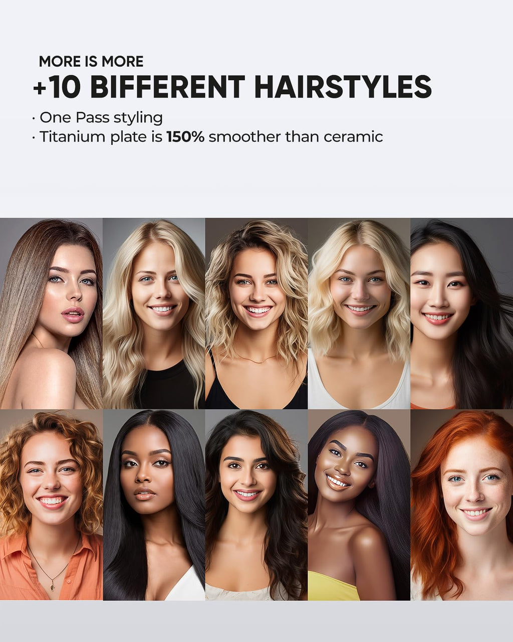 Lisseur de cheveux VANESSA PRO - Fer à lisser professionnel pour des cheveux lisses et brillants - Elegance_empire-shop