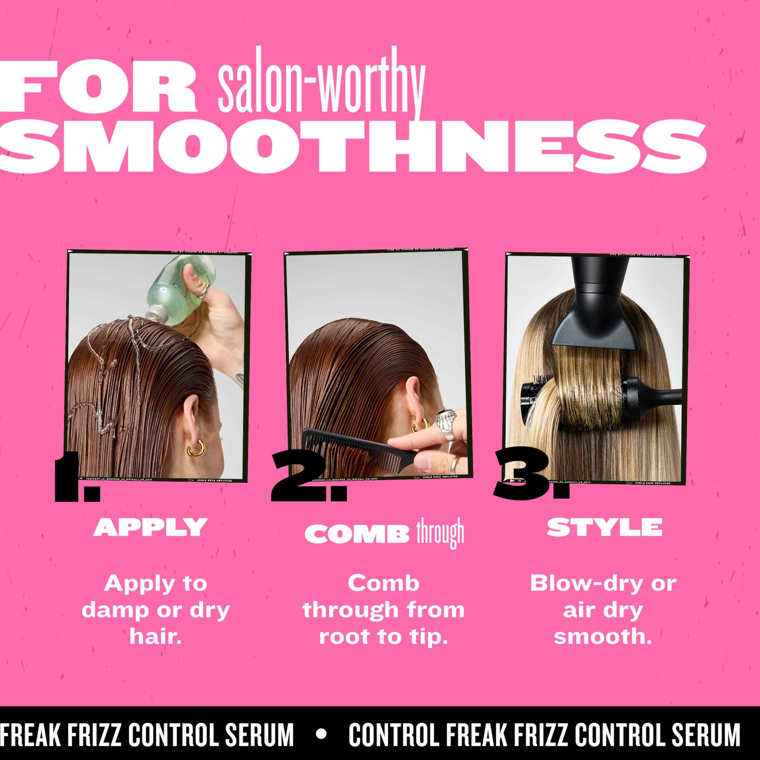 Sérum capillaire contrôle frizz pour cheveux bouclés ou crépus - Soins et lissage 8,62 fl oz - Elegance_empire-shop