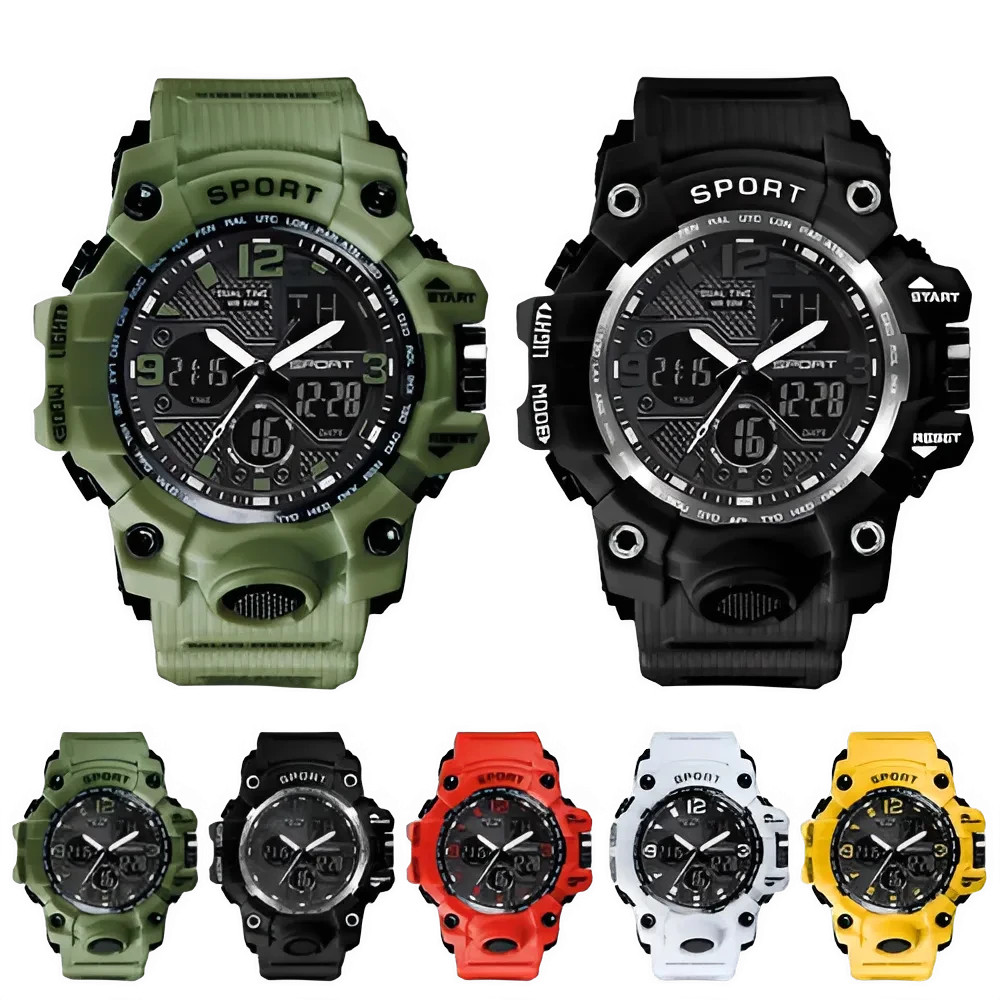 Montre Sportive Homme Lumineuse Étanche