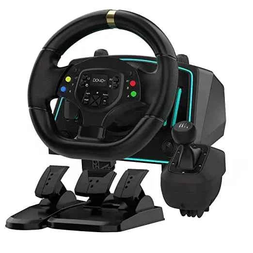 DOYO Volante Gaming Racing Steering Wheel para Xbox One/Playstation 4/ Xbox Series X/S/ PS3/ PC/ Xinput/Xbox 360/Nintendo Switch