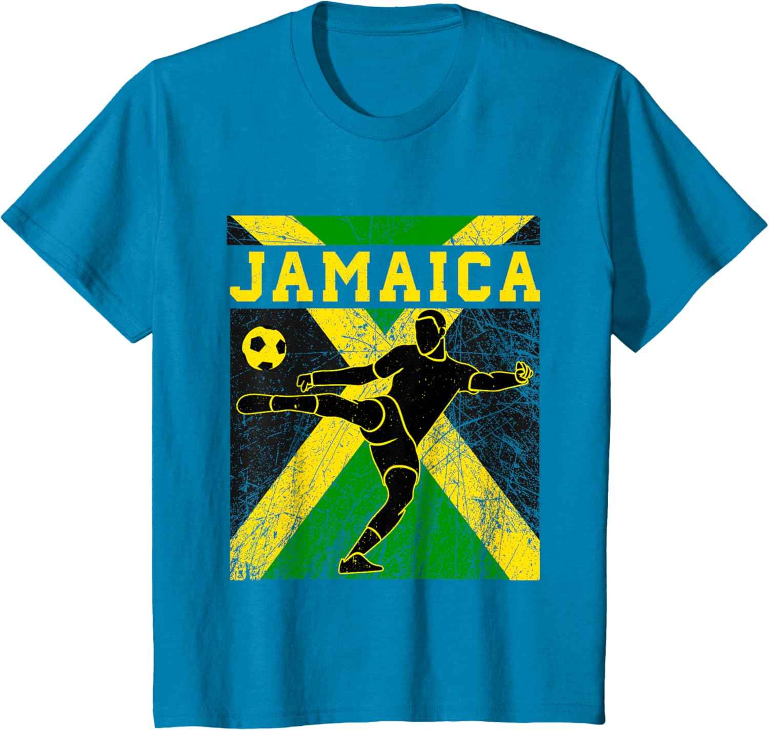 Jamaica Football Apparel Jamaican national Reggae Boys mens T-Shirt