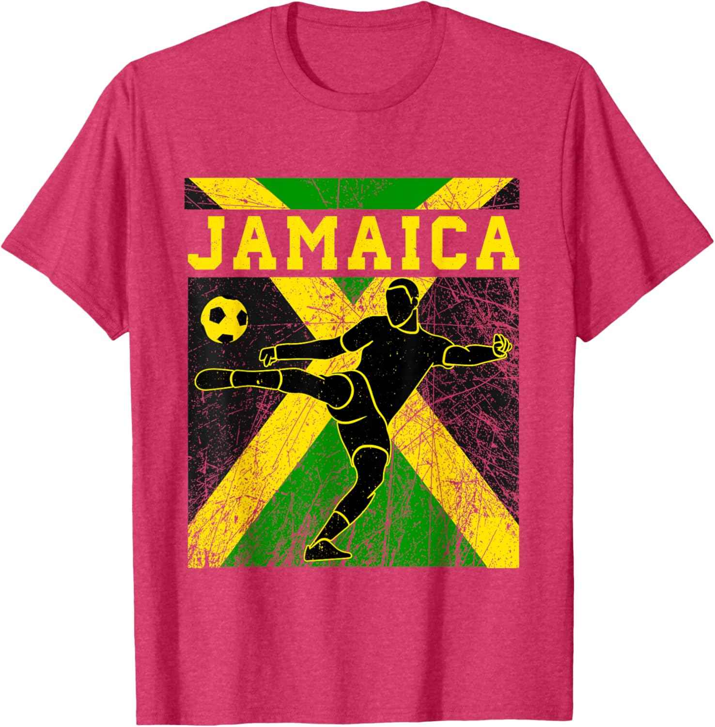 Jamaica Football Apparel Jamaican national Reggae Boys mens T-Shirt