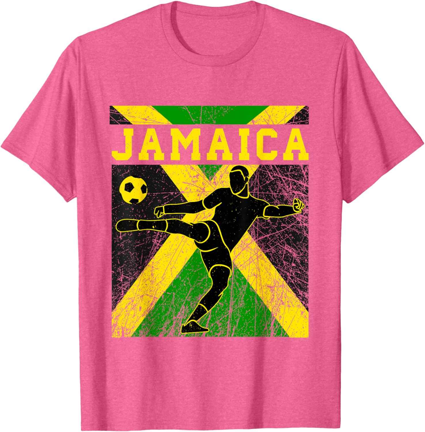 Jamaica Football Apparel Jamaican national Reggae Boys mens T-Shirt