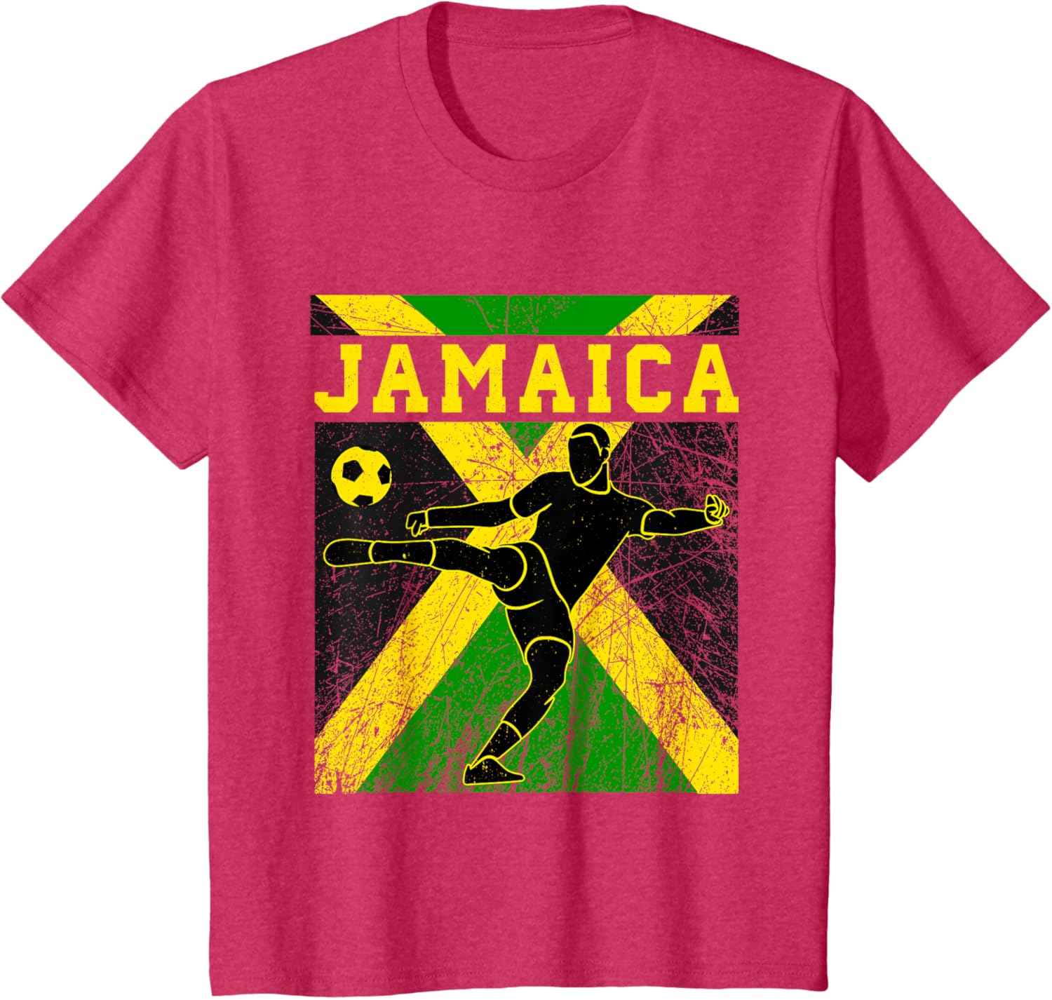 Jamaica Football Apparel Jamaican national Reggae Boys mens T-Shirt
