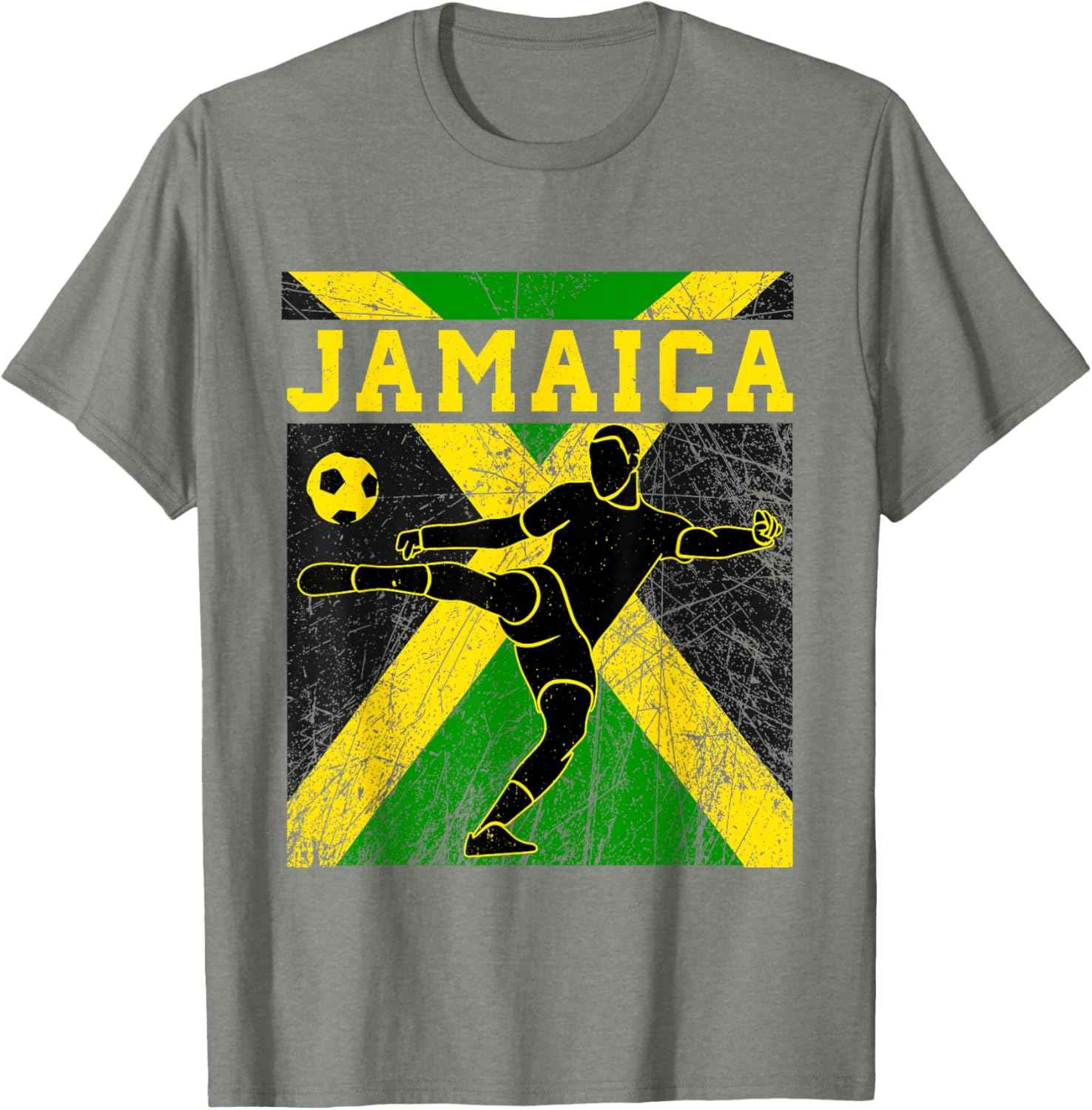 Jamaica Football Apparel Jamaican national Reggae Boys mens T-Shirt