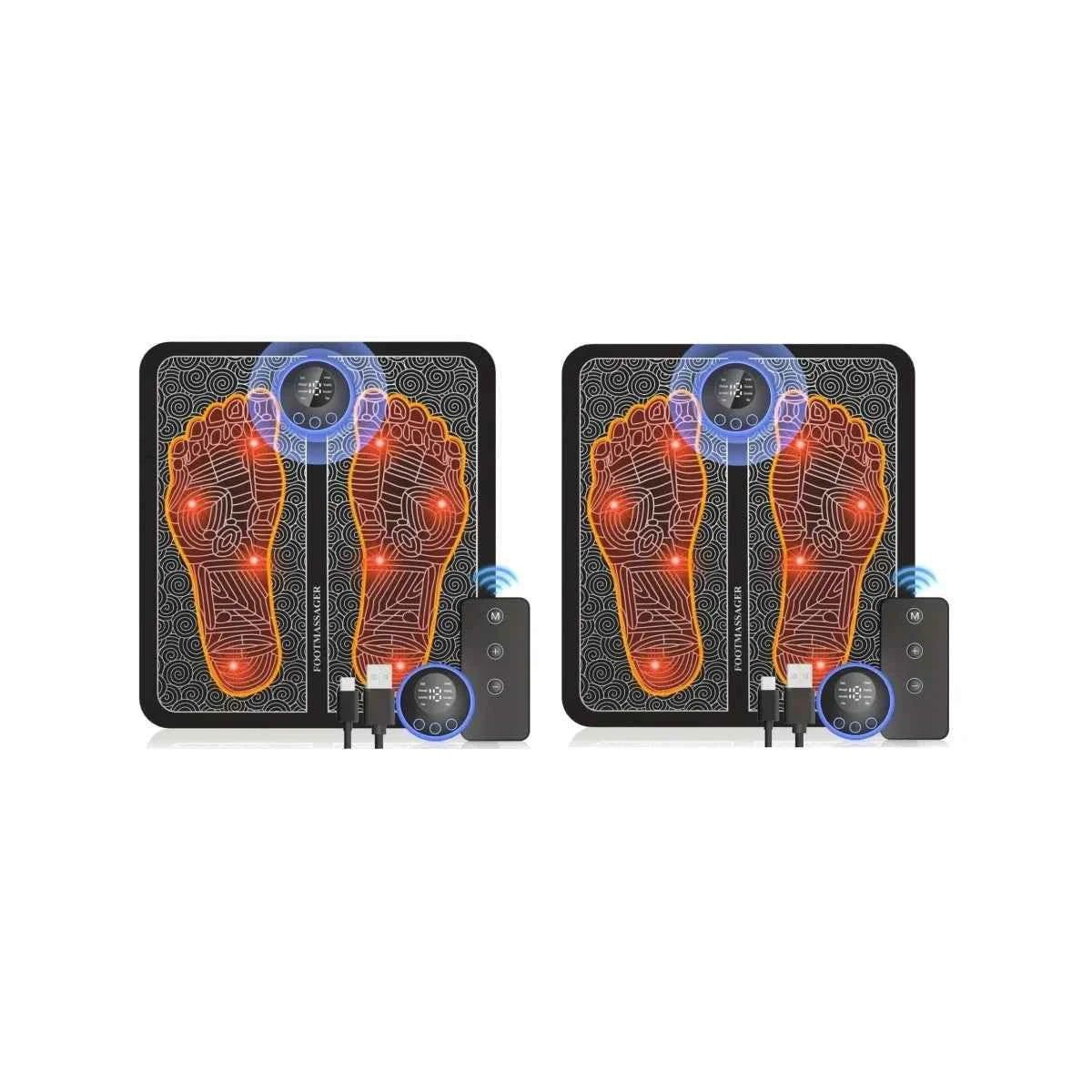 Foot Neurological Massage with Remote Control, Foot Massage Pad, Muscle Relaxation, Portable Foot