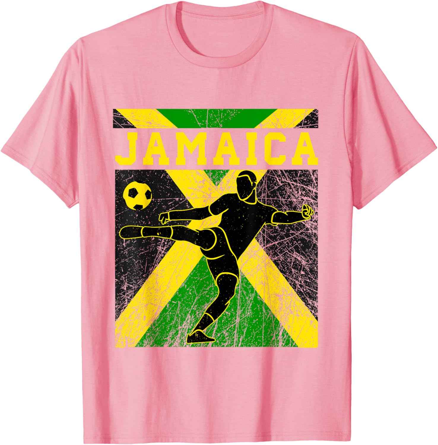 Jamaica Football Apparel Jamaican national Reggae Boys mens T-Shirt