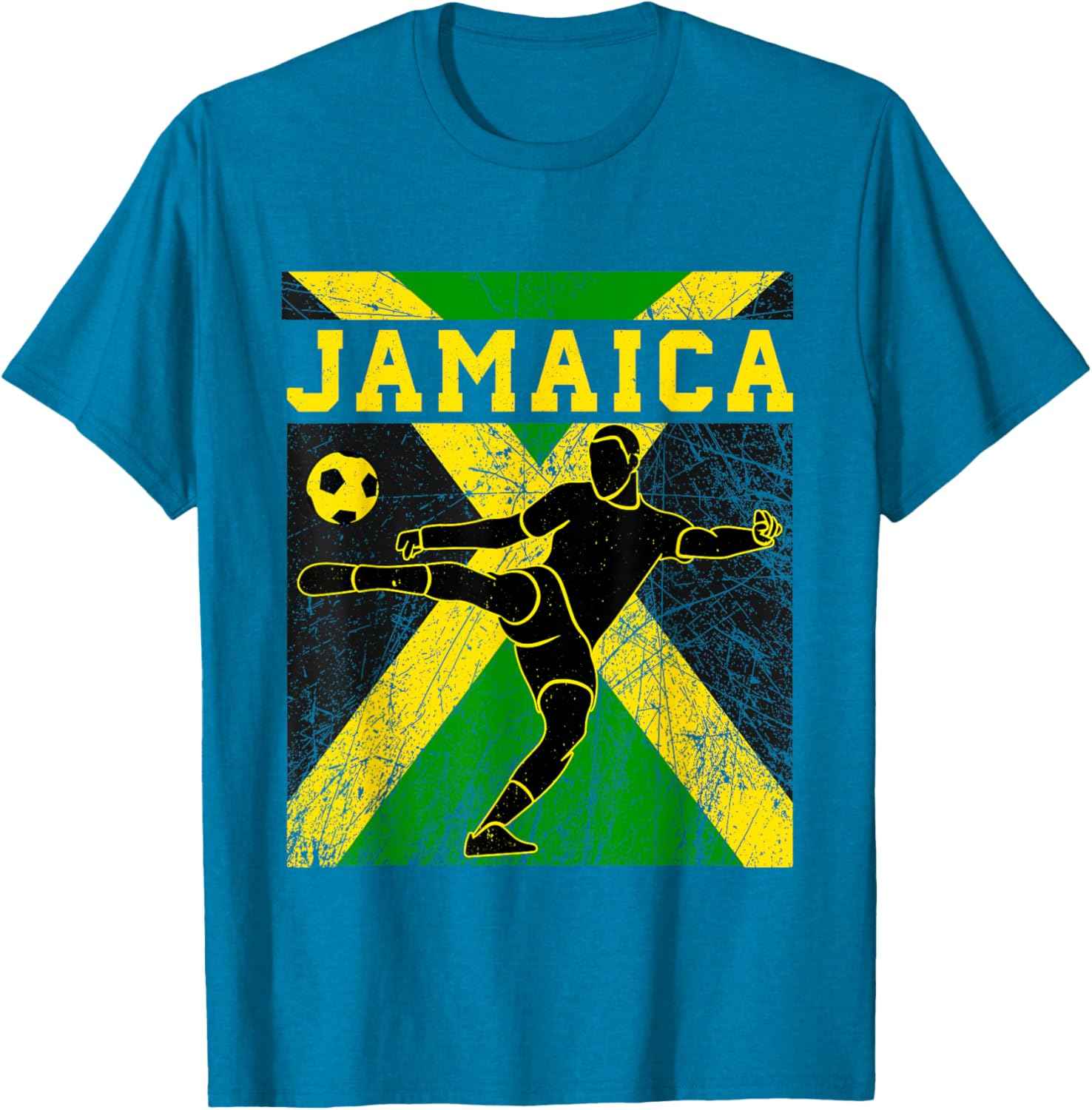 Jamaica Football Apparel Jamaican national Reggae Boys mens T-Shirt