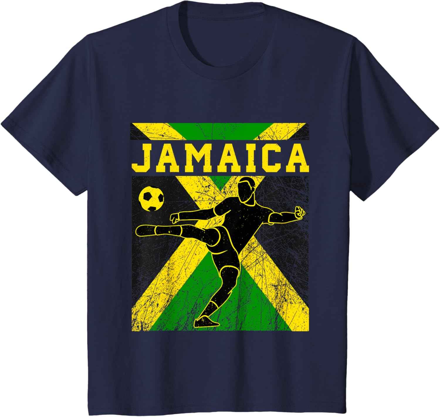 Jamaica Football Apparel Jamaican national Reggae Boys mens T-Shirt