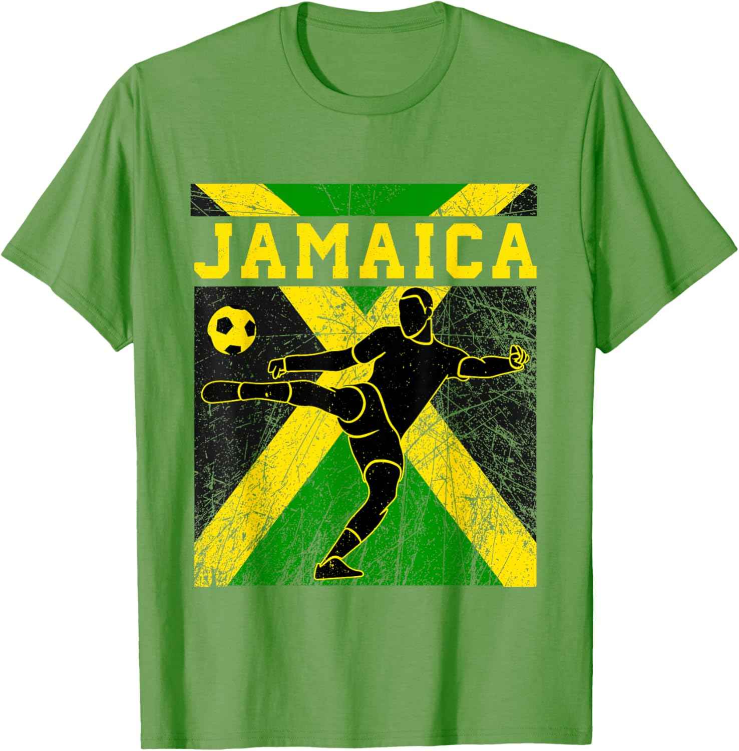 Jamaica Football Apparel Jamaican national Reggae Boys mens T-Shirt