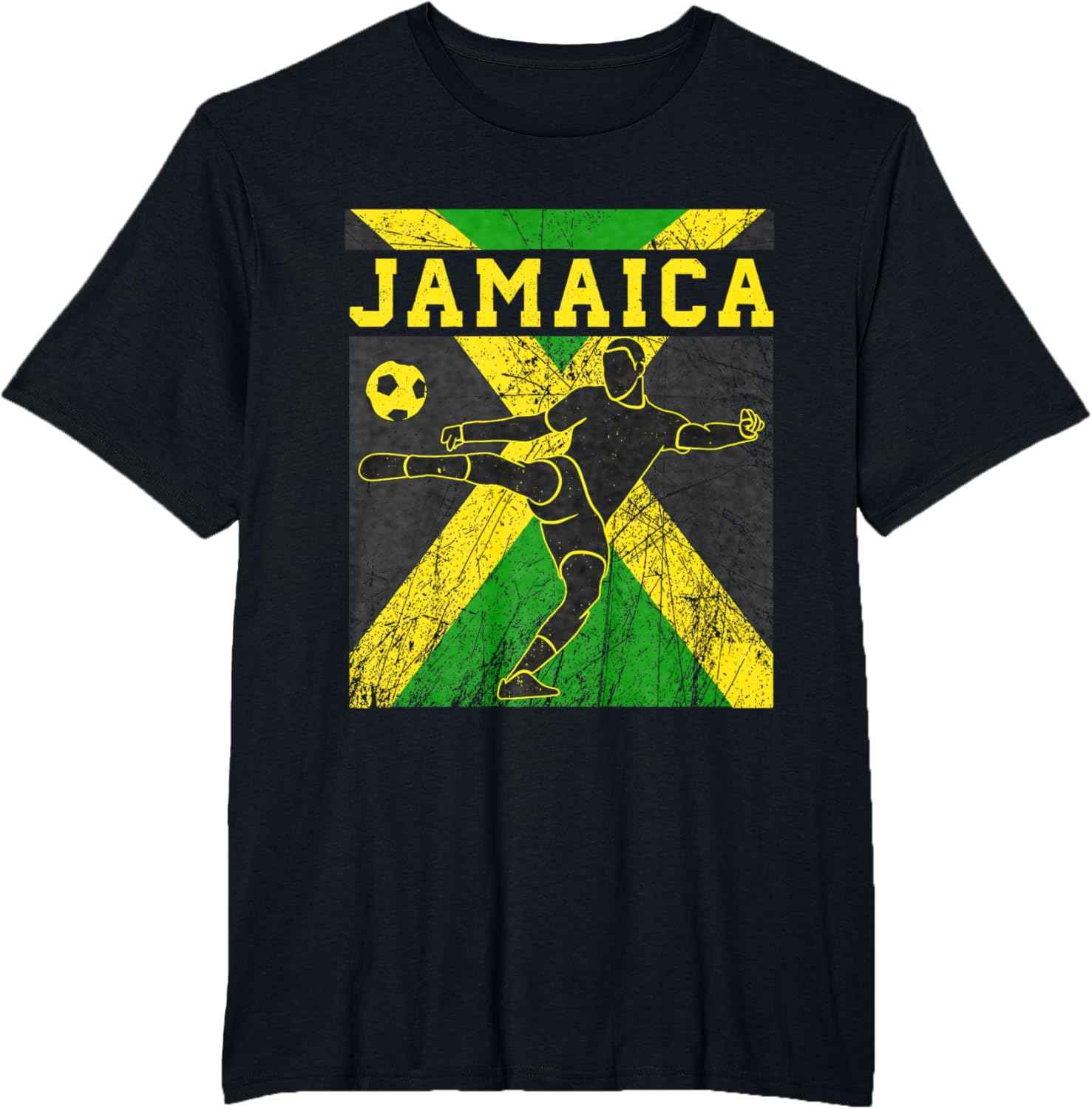 Jamaica Football Apparel Jamaican national Reggae Boys mens T-Shirt