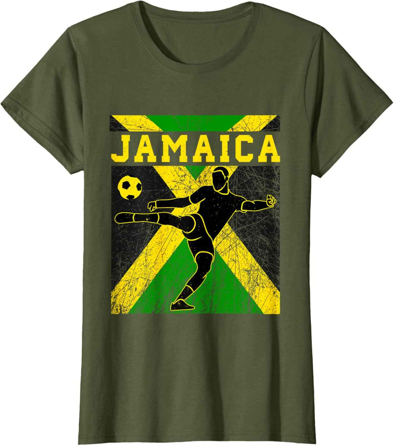 Jamaica Football Apparel Jamaican national Reggae Boys mens T-Shirt