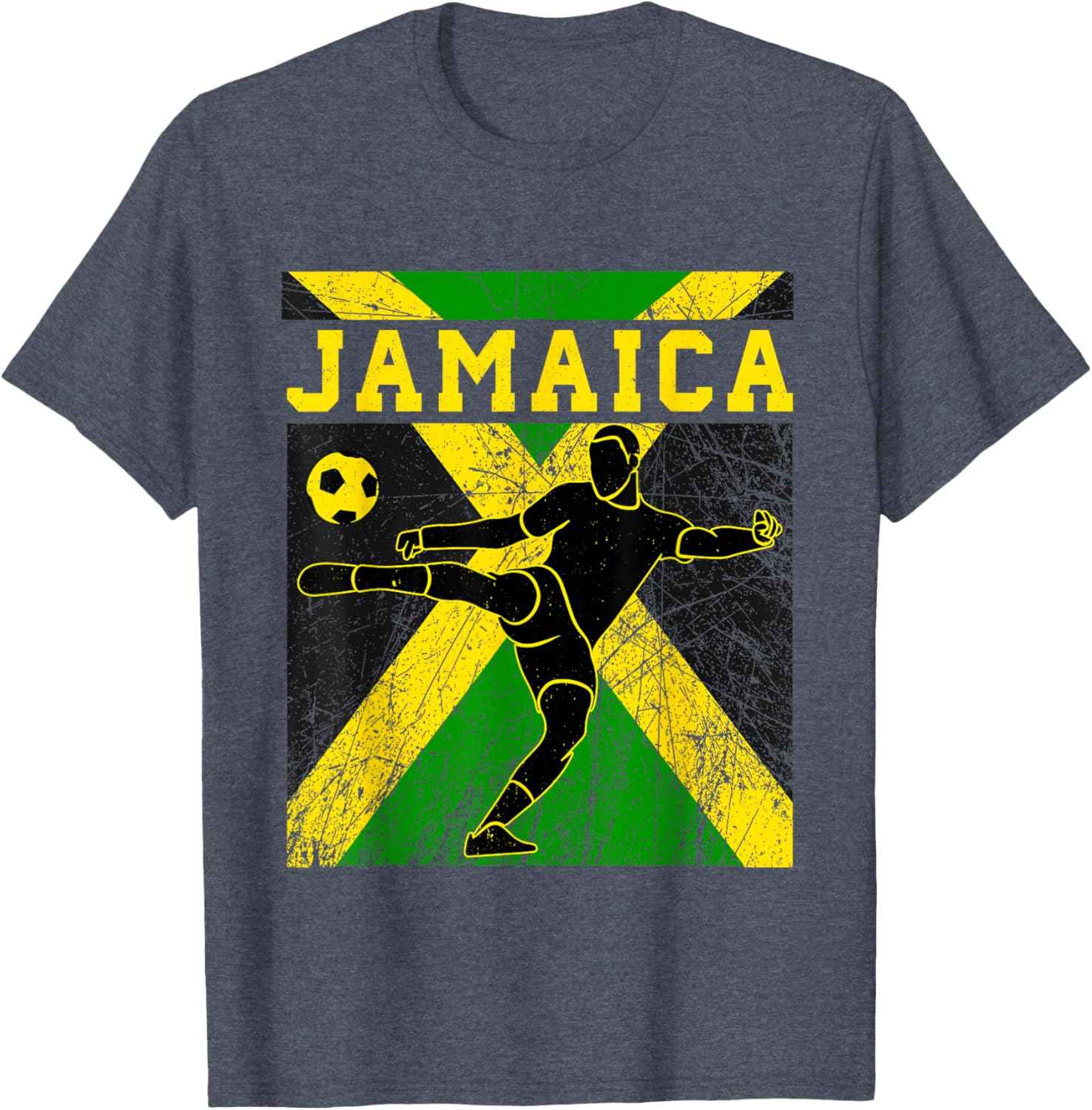 Jamaica Football Apparel Jamaican national Reggae Boys mens T-Shirt