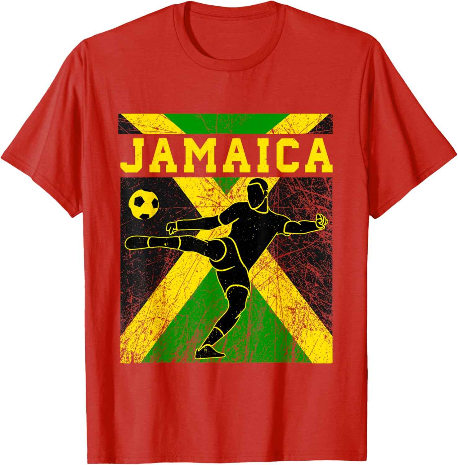 Jamaica Football Apparel Jamaican national Reggae Boys mens T-Shirt