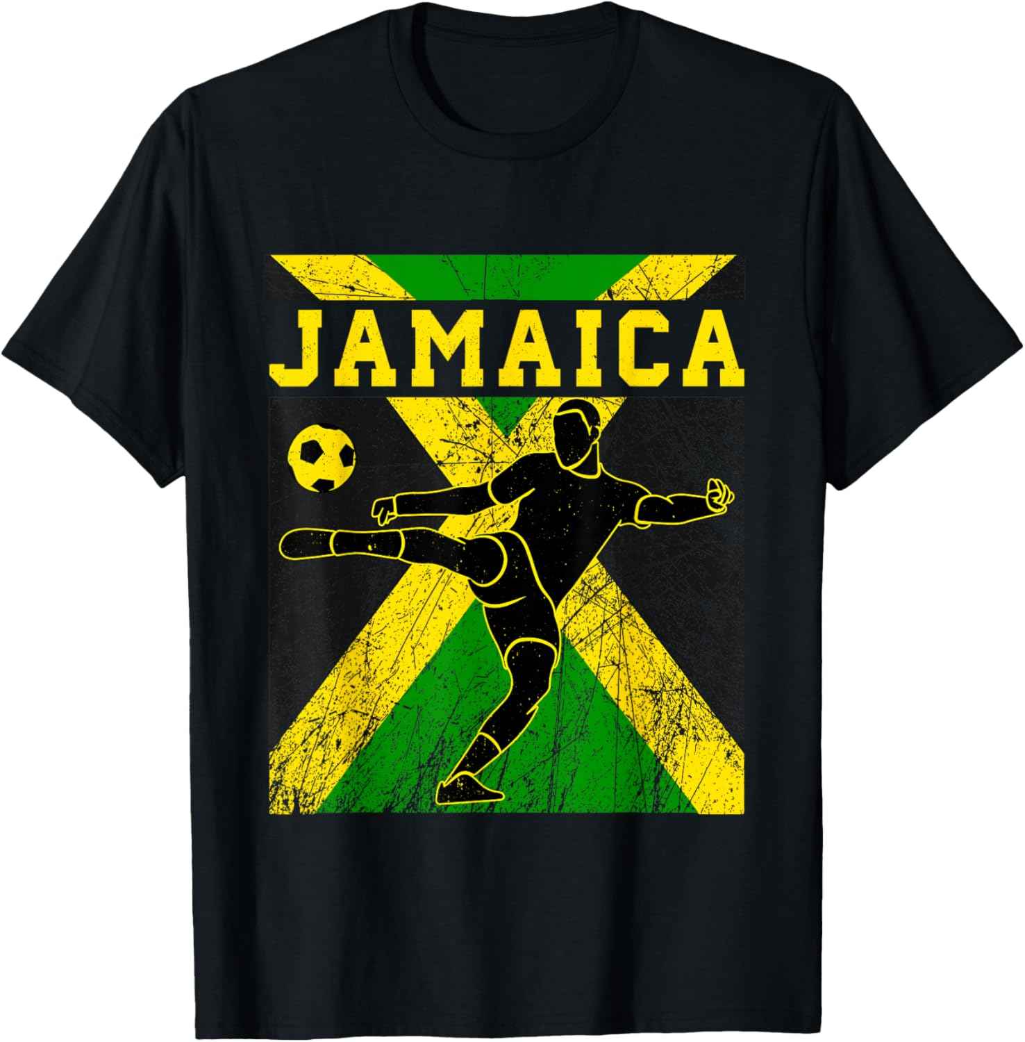 Jamaica Football Apparel Jamaican national Reggae Boys mens T-Shirt