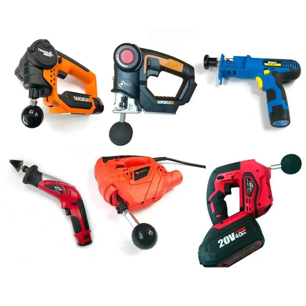 Accessoires pistolet de massage pour collection de têtes remplaçables et jeux de pointes, ensemble d'instruments de percussion pour massage profond des muscles du corps - Elegance_empire-shop