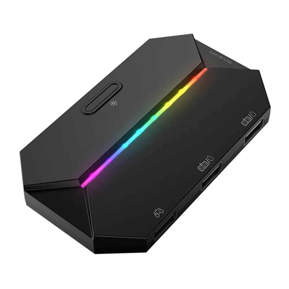 Gaming Keyboard Mouse Converter Wired Mobile Controller Adapter for Nintendo Switch for NS/NS OLED/Xbox One/PS4 Game Console