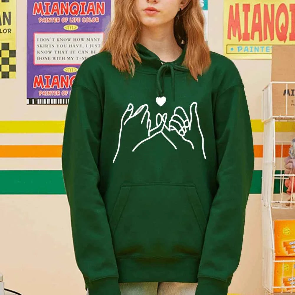 Haut Sweat à Capuche Femme Automne Hiver