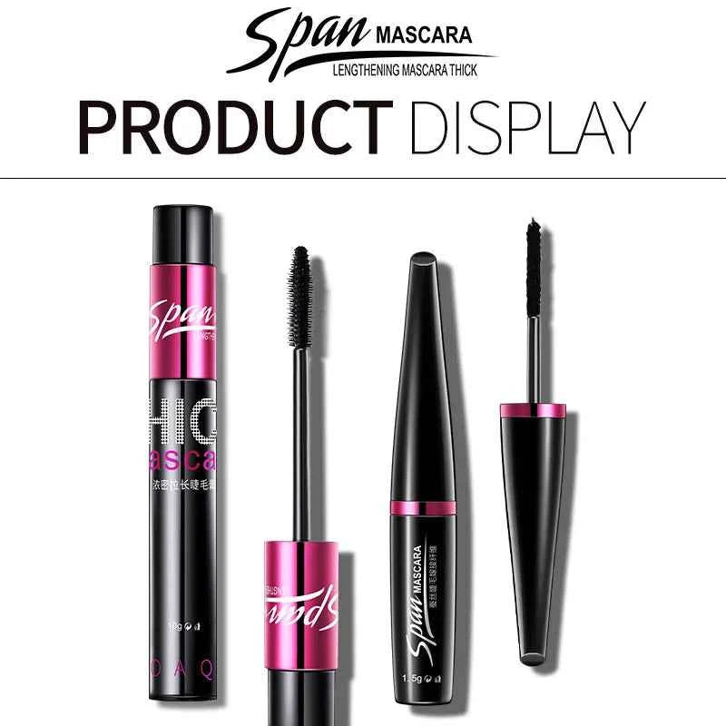 BIOAQUA  Black Silk Mascara Makeup Set Eyelash Extension Lengthening Volume 3D Fiber Mascara Waterproof Cosmetics 2pcs/set