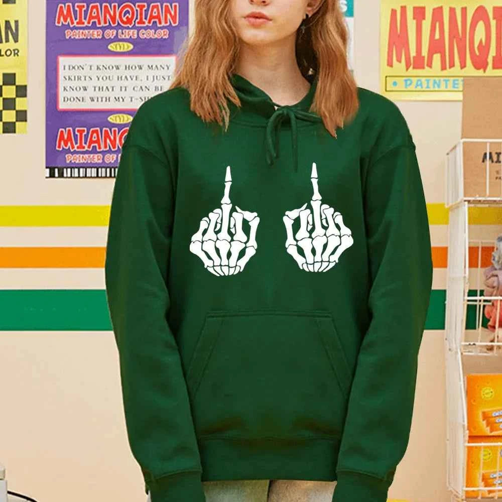 Haut Sweat à Capuche Femme Automne Hiver