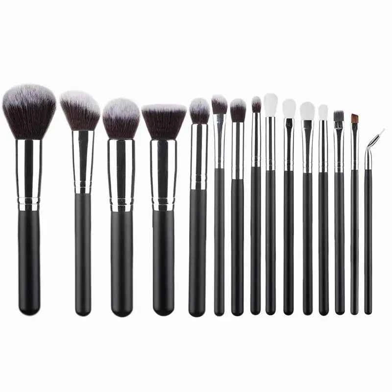 RANCAI Cosmetics Makeup Brushes Set 10/15pcs Complete Kit Powder Eyebrochas Eyeshadow Brush High Quality Makeup Brushes