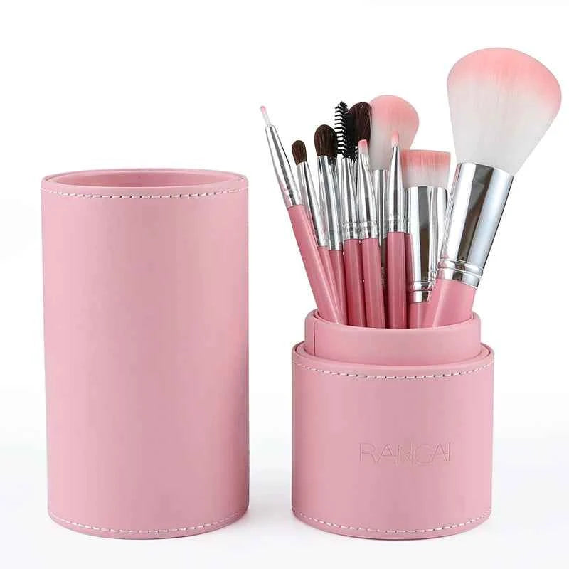 RANCAI Cosmetics Makeup Brushes Set 10/15pcs Complete Kit Powder Eyebrochas Eyeshadow Brush High Quality Makeup Brushes