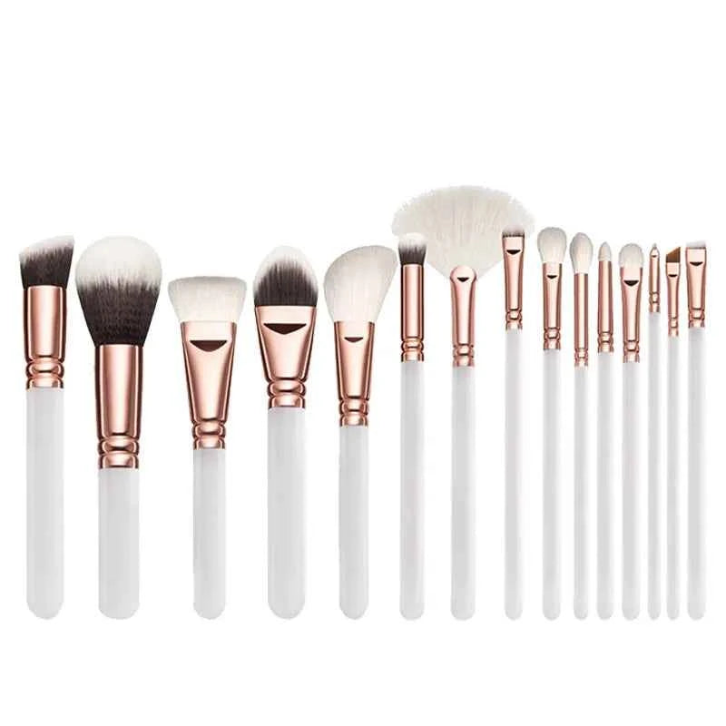 RANCAI Cosmetics Makeup Brushes Set 10/15pcs Complete Kit Powder Eyebrochas Eyeshadow Brush High Quality Makeup Brushes