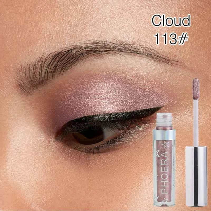 16 Colors Diamond Eyeshadow Liquid Glitter Eye Shadow Pearly Shimmer Eyeshadow Lasting Waterproof Eye Makeup Korean Cosmetics
