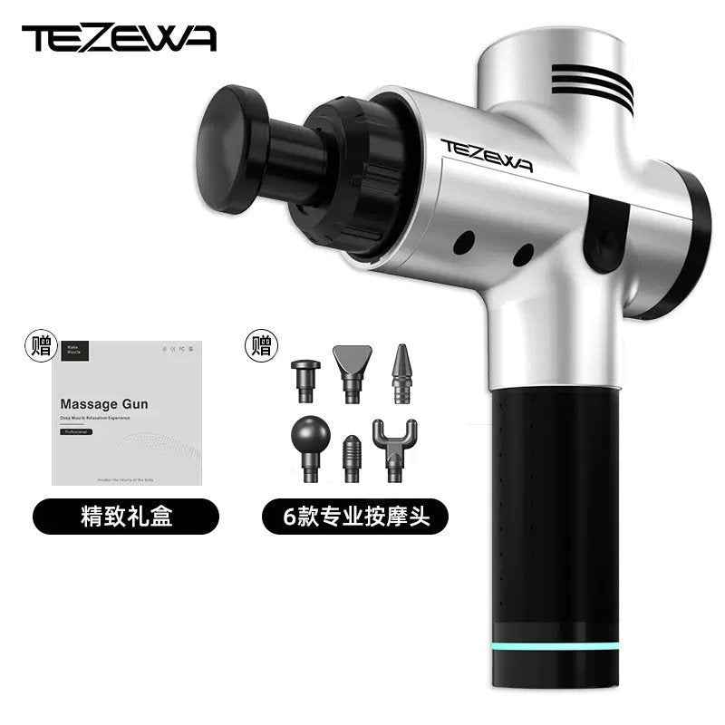 Pistolet de massage Tzeva - Appareil multifonctionnel de relaxation musculaire profonde pour filles - Elegance_empire-shop
