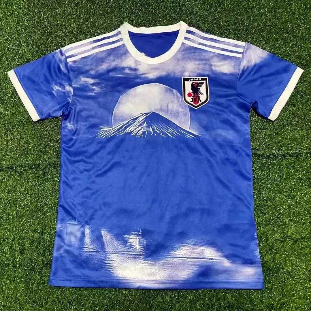 Japan National Team Football Jersey Sea Wave Jingle Cat Darth Vader Football T-shirt Men Clothing Women Tshirt Kids Tees Tops