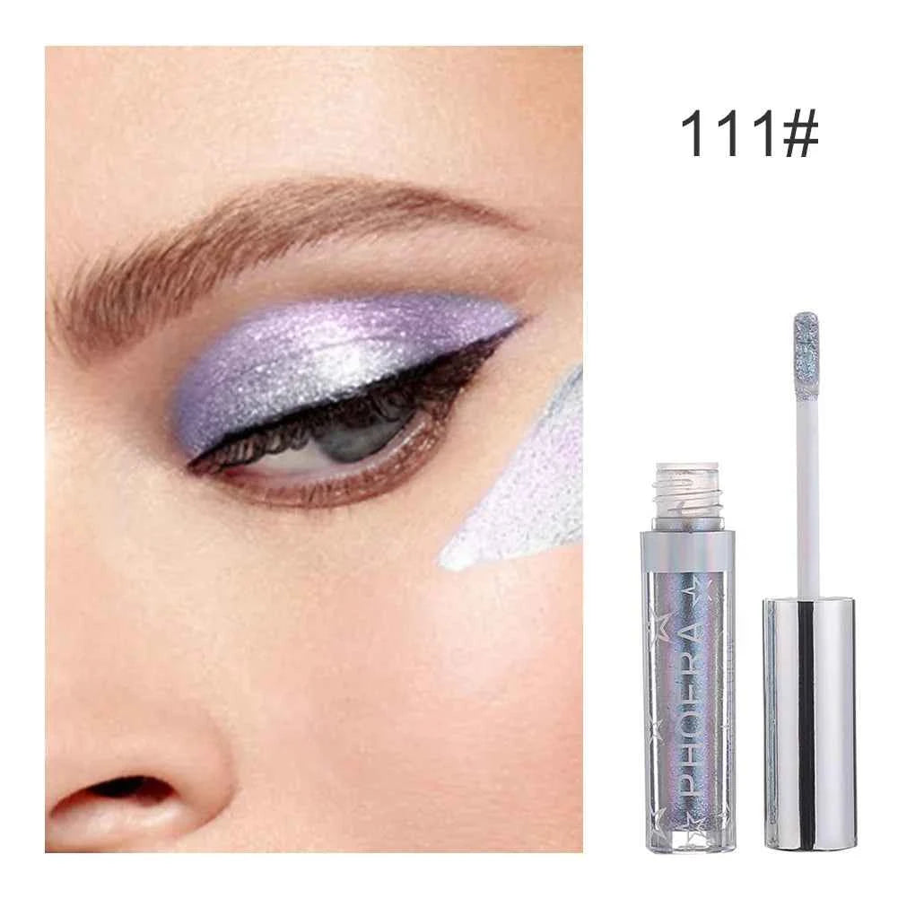 16 Colors Diamond Eyeshadow Liquid Glitter Eye Shadow Pearly Shimmer Eyeshadow Lasting Waterproof Eye Makeup Korean Cosmetics