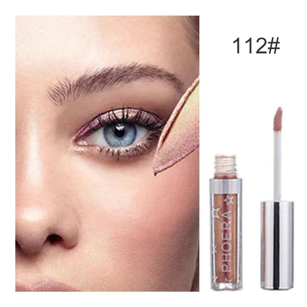 16 Colors Diamond Eyeshadow Liquid Glitter Eye Shadow Pearly Shimmer Eyeshadow Lasting Waterproof Eye Makeup Korean Cosmetics