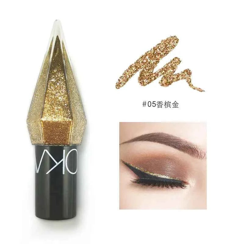 Potato Texture Glitter Eyeshadow Palette Pearlescent Diamond Monochrome Highlighter Powder Brighten Shiny Eyes Makeup Cosmetics