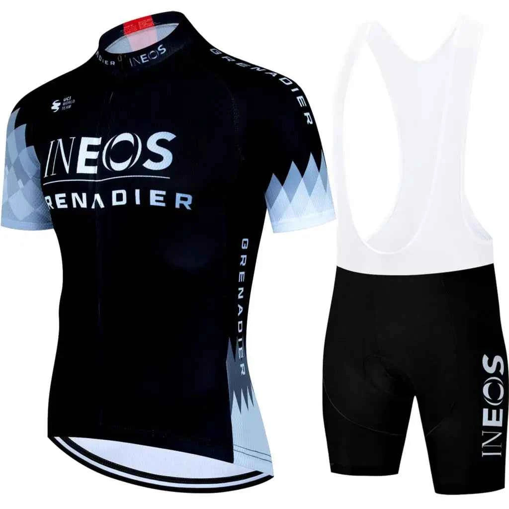 INEOS Cycling Outfit 2025 Jersey Men's Mtb Pants Man Maillot Cyclisme Sports Set Bike Clothing Shorts Bikes Equipment Jerseys