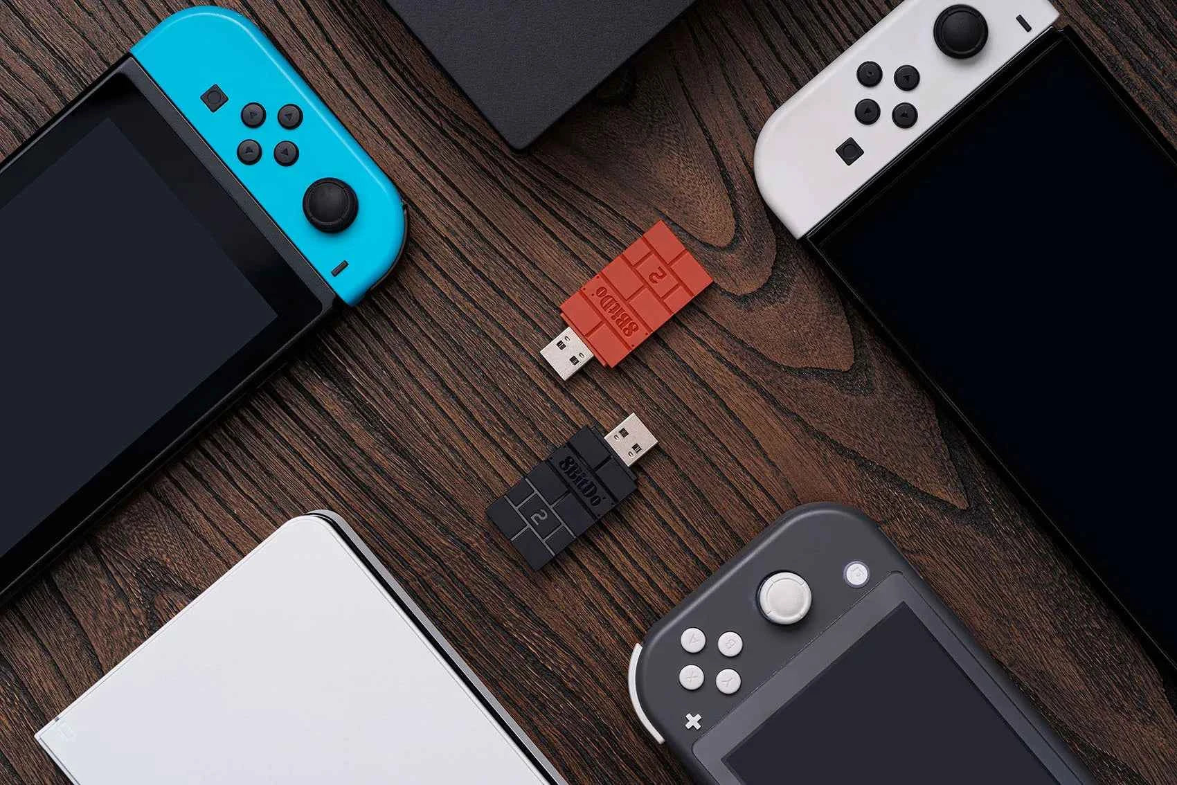 8BitDo USB Wireless Bluetooth Adapter Receiver for Nintendo Switch 2 Windows Mac PS1 for Xbox one PS4 PS5 Switch Pro Controller
