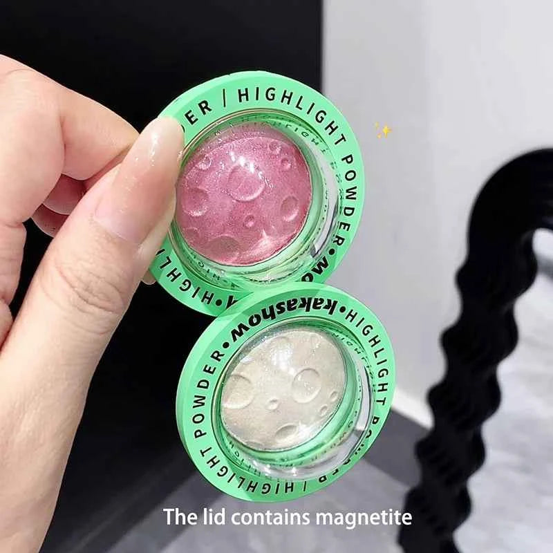 Planet Space Highlighter Powder Brighten  Fairy Adas Powder Shimmer Water Light Contour Face Body Illuminator Makeup Cosmetics
