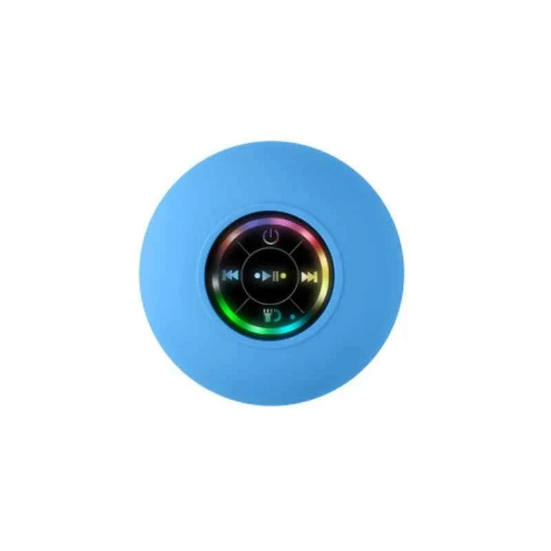 2025 Bathroom Waterproof Wireless LED Bluetooth Speaker Large Suction Cup Mini Portable Speaker Outdoor Sports Stereo Speaker
