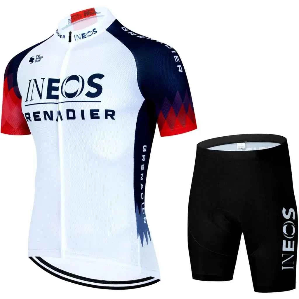 INEOS Cycling Outfit 2025 Jersey Men's Mtb Pants Man Maillot Cyclisme Sports Set Bike Clothing Shorts Bikes Equipment Jerseys