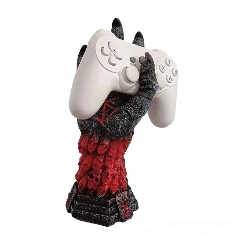 New Cyber Manipulador Controller Bracket Resin Craft Ornament Xbox Nintendo Switch Controller Desktop Bracket Game Decoration