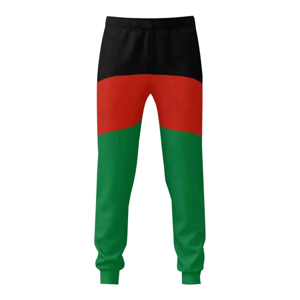 Mens Sweatpants Afghanistan Flag Afghan Pants with Pockets Joggers Soccer Football Multifunction Sports Sweat With Drawstring